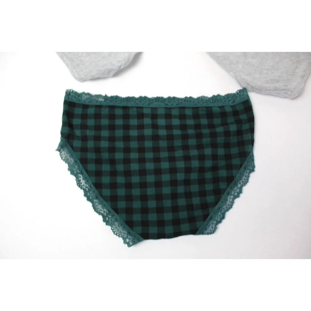 Lot Bundle of 3 Panties Hipster Underwear Womens Small Gray Green NEW - Picture 4 of 6